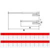 HAKIWO IP67 Linear Actuator 12V 24V 2000N 100mm 500mm 800mm 1000mm Stroke for Remote Controls Robotics Automation Can Add Sensor