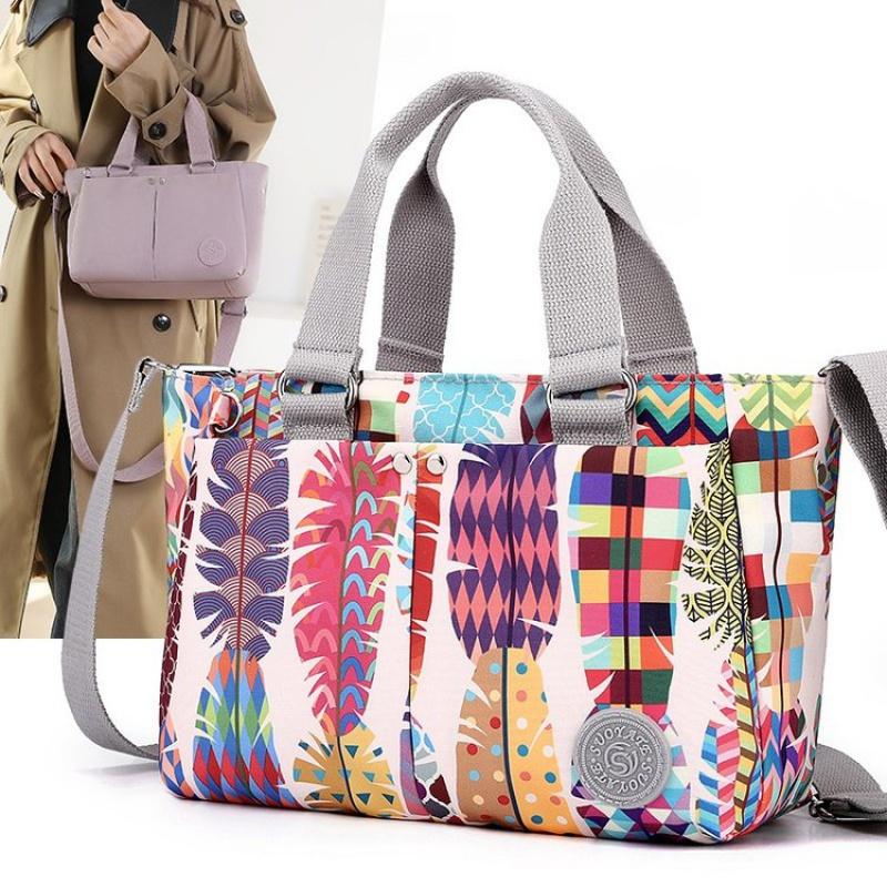 Легкая водонепроницаемая нейлоновая сумка на плечо, большая вместительная сумка, сумки на плечо для работы, школы и путешествий, сумки на плечо