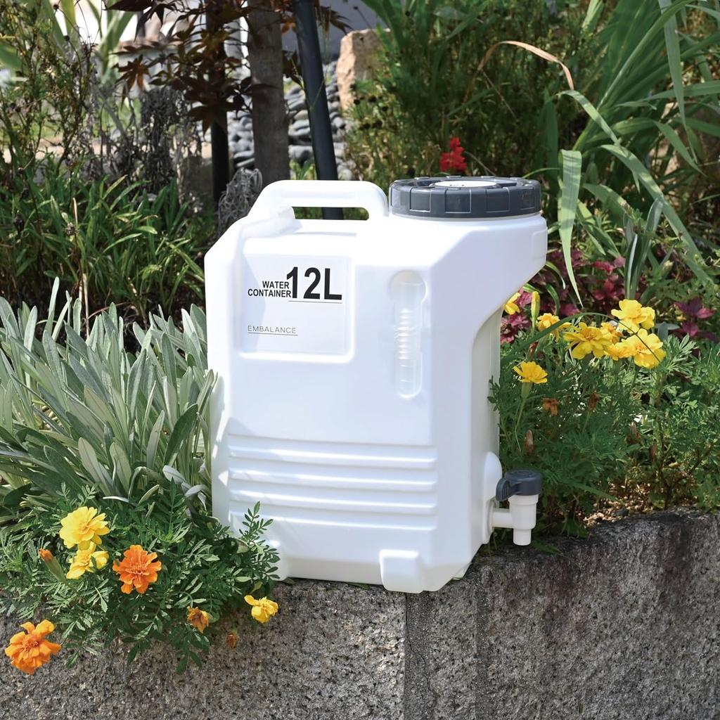 Wilmax EMBALANCE Water Tank Water Container White 12L Made In Japan