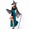 Halloween Ladies Long Witch Costume Game Anime Cosplay Clothing Women's Fashion