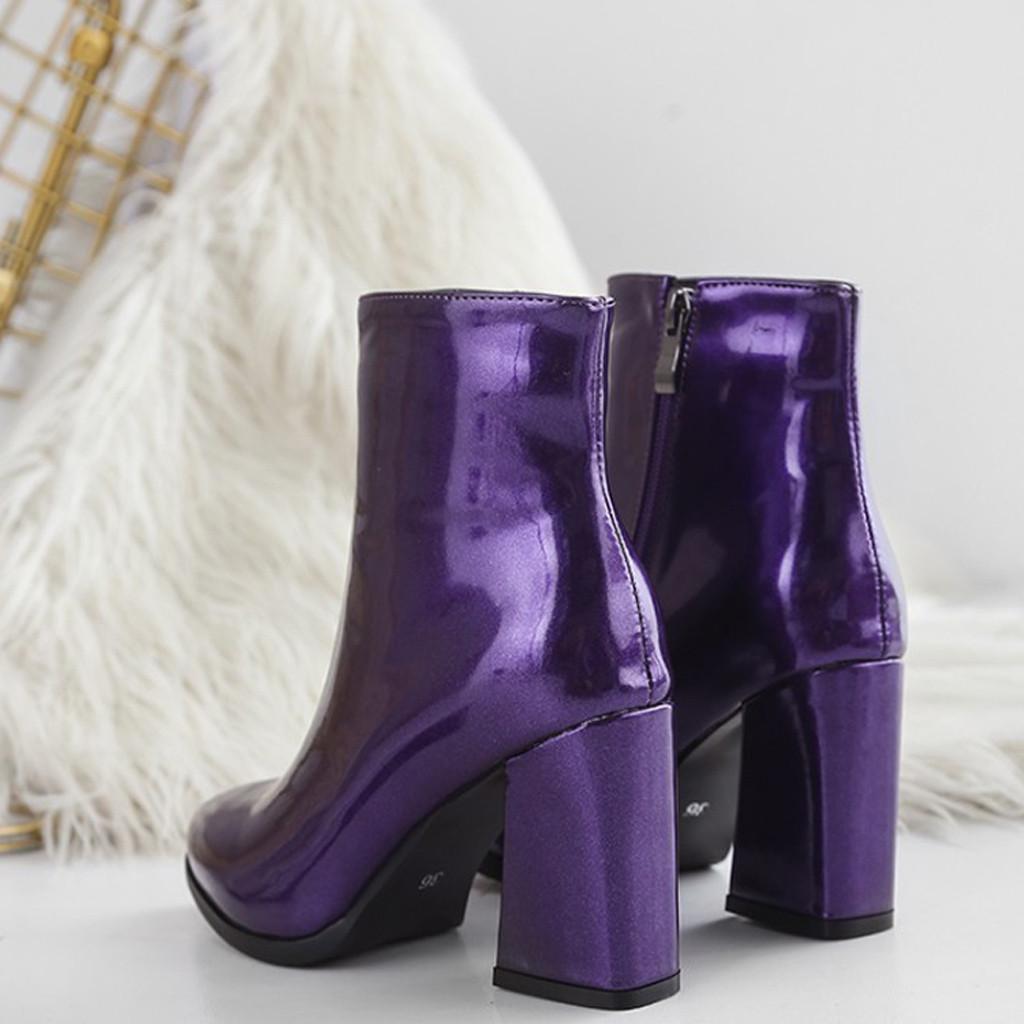 Женские сапоги, кожаные праздничные ботильоны с острым зеркалом, женская обувь