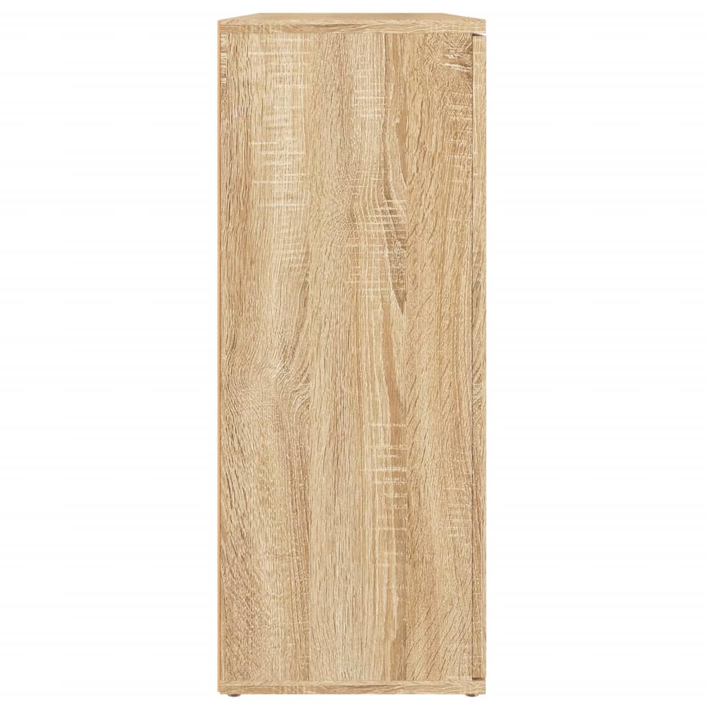 Vidaxl Szafka, Dąb Sonoma, 91X29,5X75 Cm, Materiał Drewnopochodny