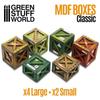 Green Stuff World Набор старинных деревянных ящиков для миниатюрных аксессуаров GSWD-10298