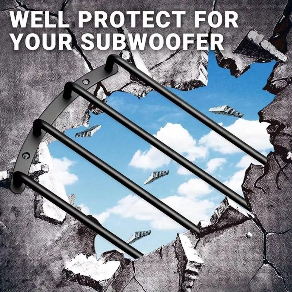 Rounded Edges Metal Subwoofer Grille 8/10/12 Inch Audio Speaker Protector Auto Car