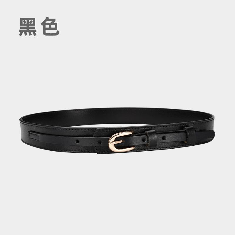 Four Seasons Available New Women'S Genuine Leather Belt Simple Retro Style Women'S Belt Paired With Skirt Decoration Pants Belt