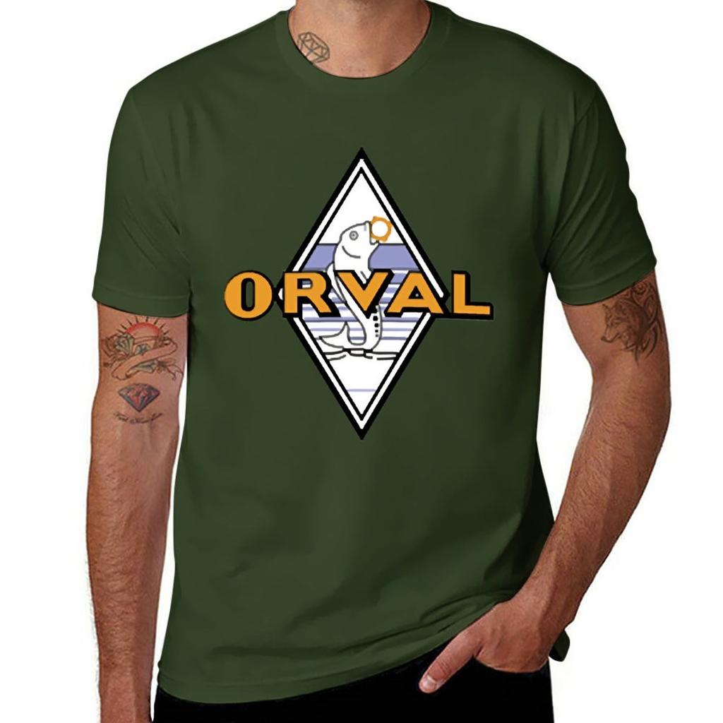 Новая футболка с логотипом Orval футболки тяжелые футболки милая одежда мужская одежда
