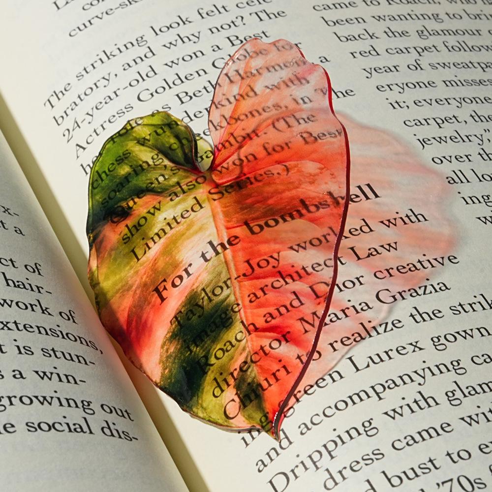 Креативные Нежные Прозрачные Акриловые Закладки для Книг Отметки для Чтения Подарок Студенту Премиальное Ощущение Милые Закладки Виноградный Помидор