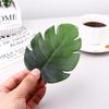 Tea Drink Trivet Coffee Cup Tropical Artificia Palm Leaves Table Mat Placemats Mug Pad Coasters