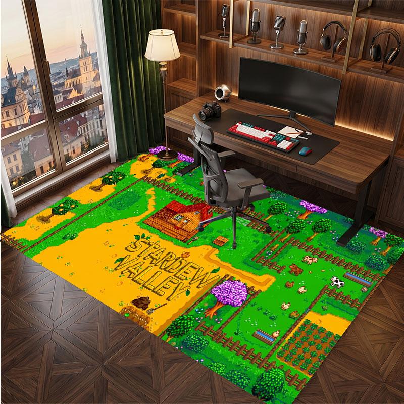 Stardew Valley Rug Soft Thick Non Slip Floor Carpet for Bedroom Living Room Home Decor
