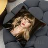 TTaylor Жизнь Шоу-девушки Свифт Наволочка Квадратная для Декоративной Подушки Кровать Диван Классическая Машинная Стирка
