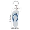 2 шт. Лодочный плавающий брелок Плавучий пенопластовый брелок в форме шлепанцев Брелок-поплавок