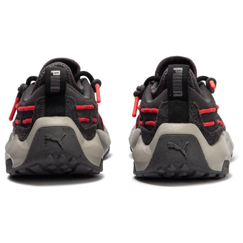 Puma Plexus Кожа Удобные Универсальные Амортизирующие Прочные Низкие Повседневные Кроссовки Унисекс Угольно-Черный 386329-07