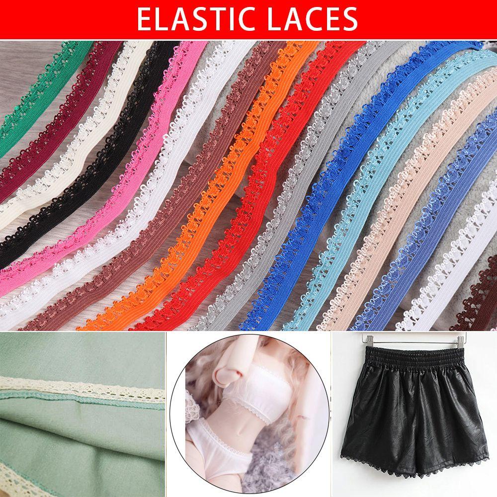DIY Sewing Elasticity Laces Stretch Elastic Lace Trim Trimmings Clothing Underwear Material