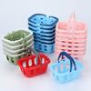 5pcs Mini Dollhouse Miniature Shopping Basket Plastic Kids Supermarket Tool  Doll House