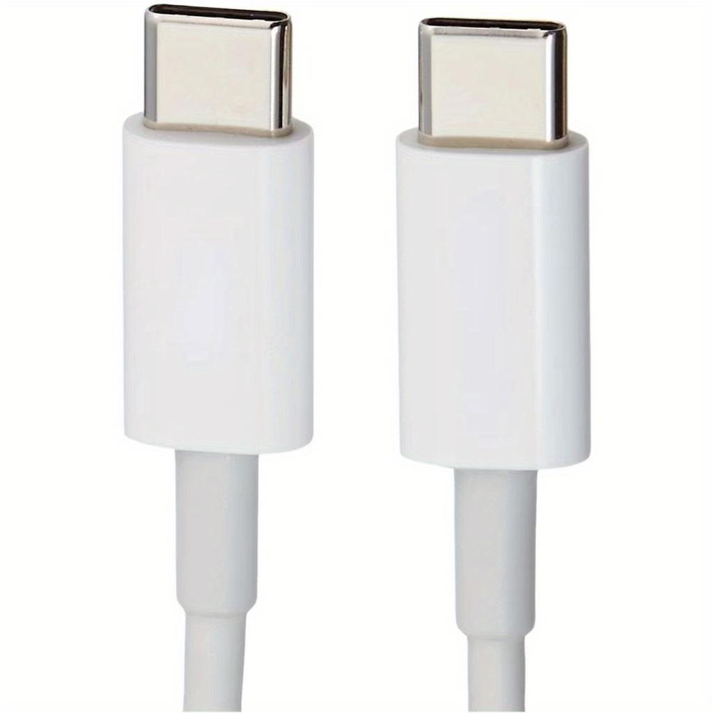 Кабель для быстрой зарядки USB-C — USB-C, кабель Type-C мощностью 60 Вт, для IPhone 15, iPad, Samsung Galaxy, планшетов, ноутбуков, 3,3 фута/6,6 фута.