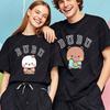 Kawaii Bubu Dudu Panda Bear Graphic T-shirts Summer Women/Men Cotton Tees Cartoon Cute Printing Couple Tshirts Casual Girls Tops