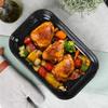 Rectangular enameled roasting pan 3.4 l, 34x22x6.5 cm
