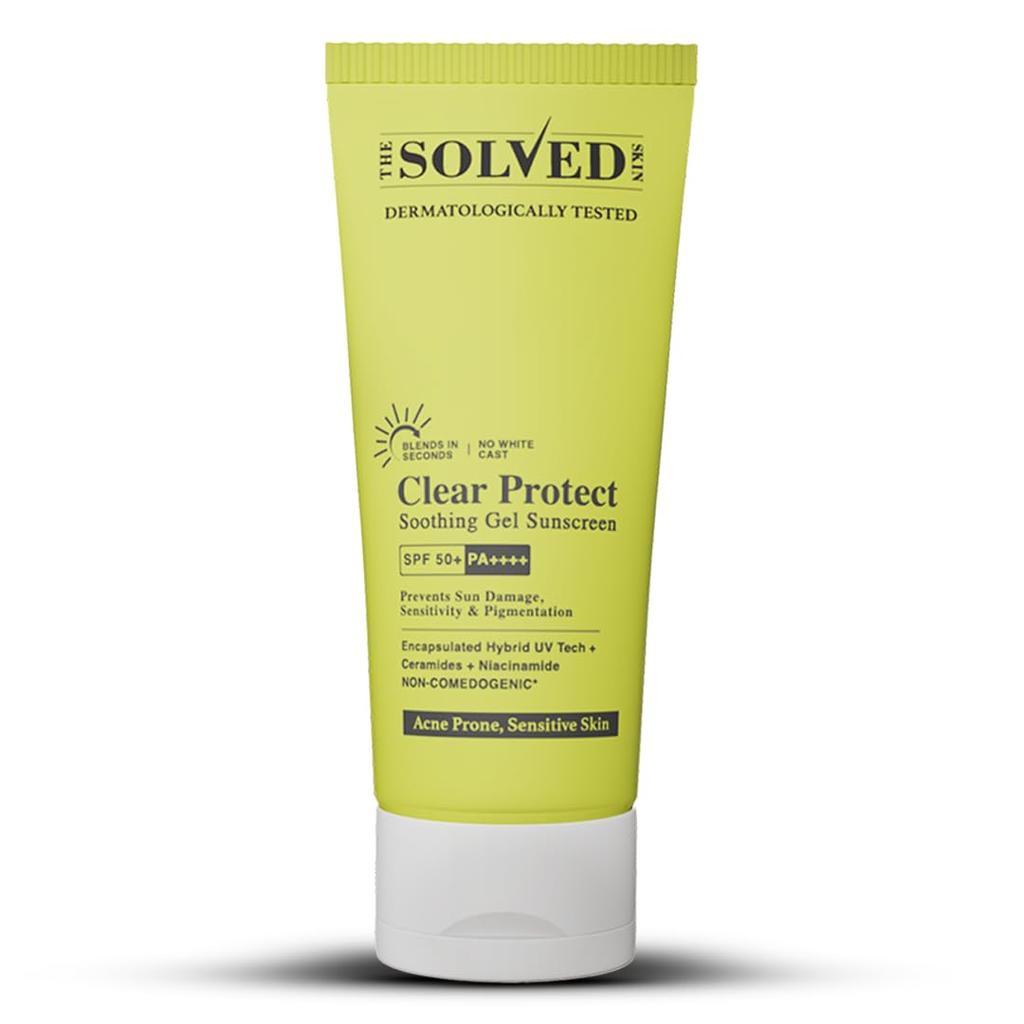 THE SOLVED SKIN Clear Protect SPF 50+ PA++++ Sunscreen 50ml