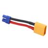 Кабель XT90 Female на EC3 Male Многоразовые Коннекторы Безопасная Оболочка 12AWG 94мм 3.7дюйма Длина XT90 Male Штекер для RC Модели Автомобиля