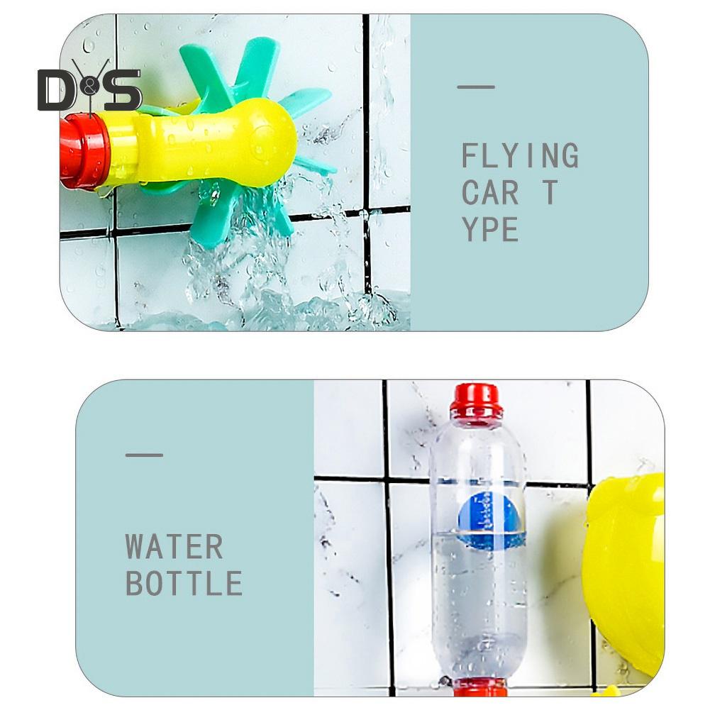 Играйте с собой DIY Сборка водопроводной трубы Водяное колесо Распыление Ванна Игрушка Душевая ванна