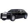 1/24 Rolls Royce Phantom Роскошный Бизнес-Автомобиль Модель из Сплава, Крутой Звук и Свет, Двери Открываются во Многих Местах, Изысканные Настольные Украшения