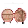 18 Inch Carry On Travel Suitcase Set Cabin Rolling Luggage Bag Trolley Suitcase Case Women Girls Kids Rounded Luggage Set Wheels