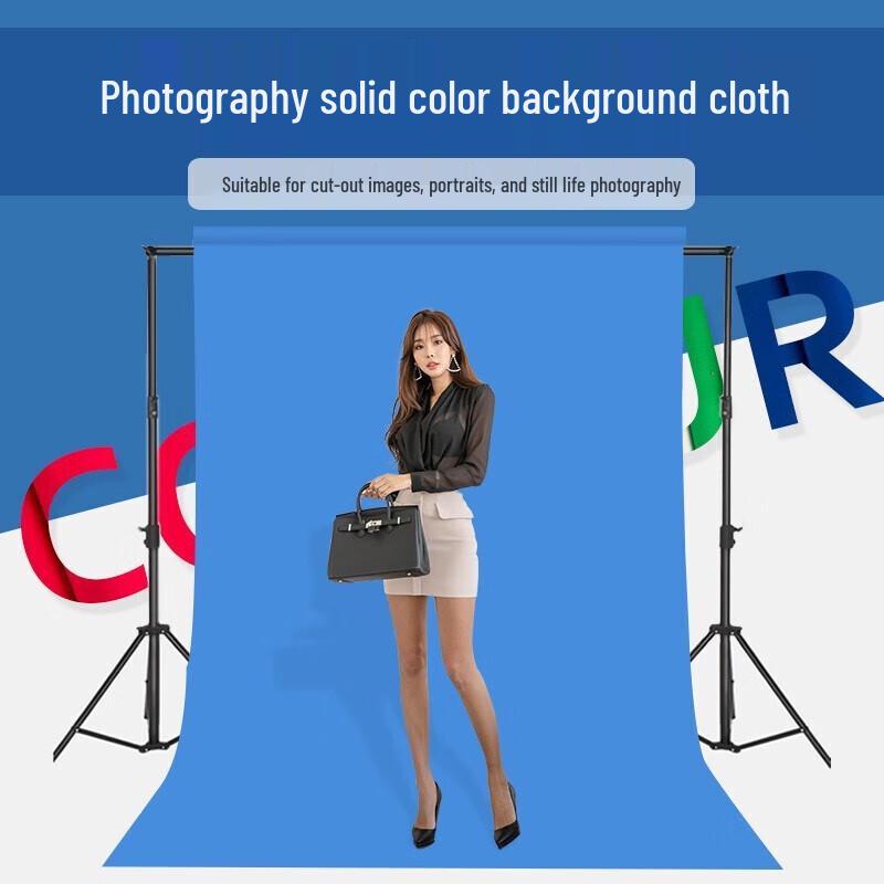 Beiyang 3x6m Black Polyester-Cotton Photography Backdrop