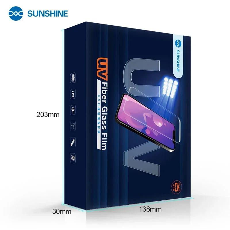 SUNSHINE SS-075UE UV Frosted Fiberglass Protective Film for Phones Front/back Film Protecting The Phones Screen Hand Tools Set