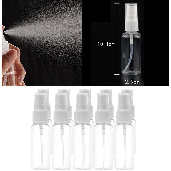 150Pcs 30ml Clear Spray Fine Mist Empty Makeup Bottles Pump Reusable for Travel