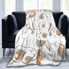 Book of Friends Nyanko Sensei Single Cold Flannel Towel Shoulder Knee Cold Perfect for J2 Natsume's Blanket, Spring/Summer, 150x125cm, Size, Large,