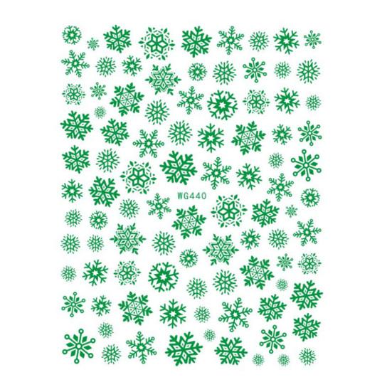 1/2 шт. Красочные наклейки для ногтей в виде снежинок, самоклеящиеся, DIY, для дома, салона, зимние, рождественские, снежинки, женские, наклейки для украшения искусственных ногтей