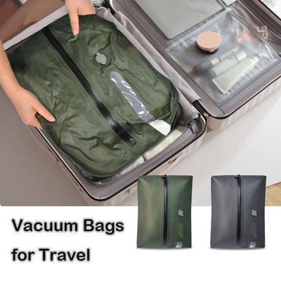 Многоразовые вакуумные пакеты для путешествий Пылезащитный багаж Вакуумная сумка для хранения рюкзак
