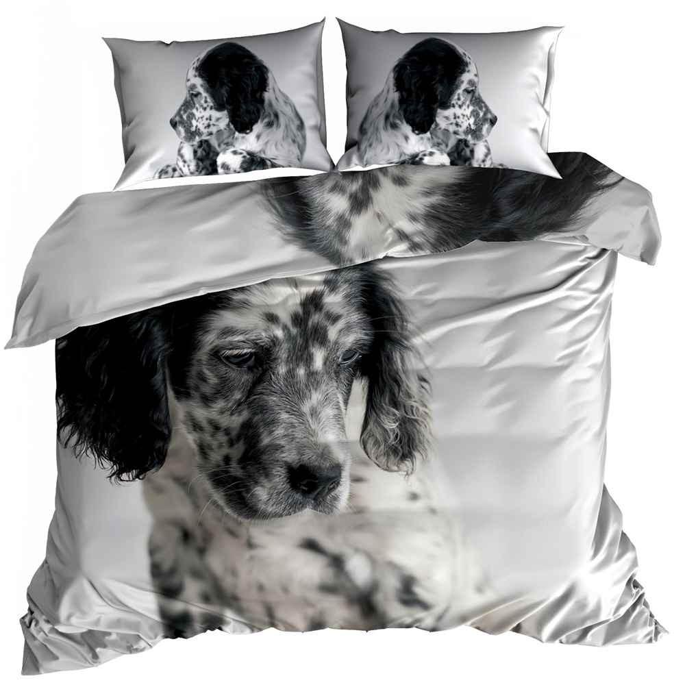 3D cotton satin bedding 160x200cm PATCHES