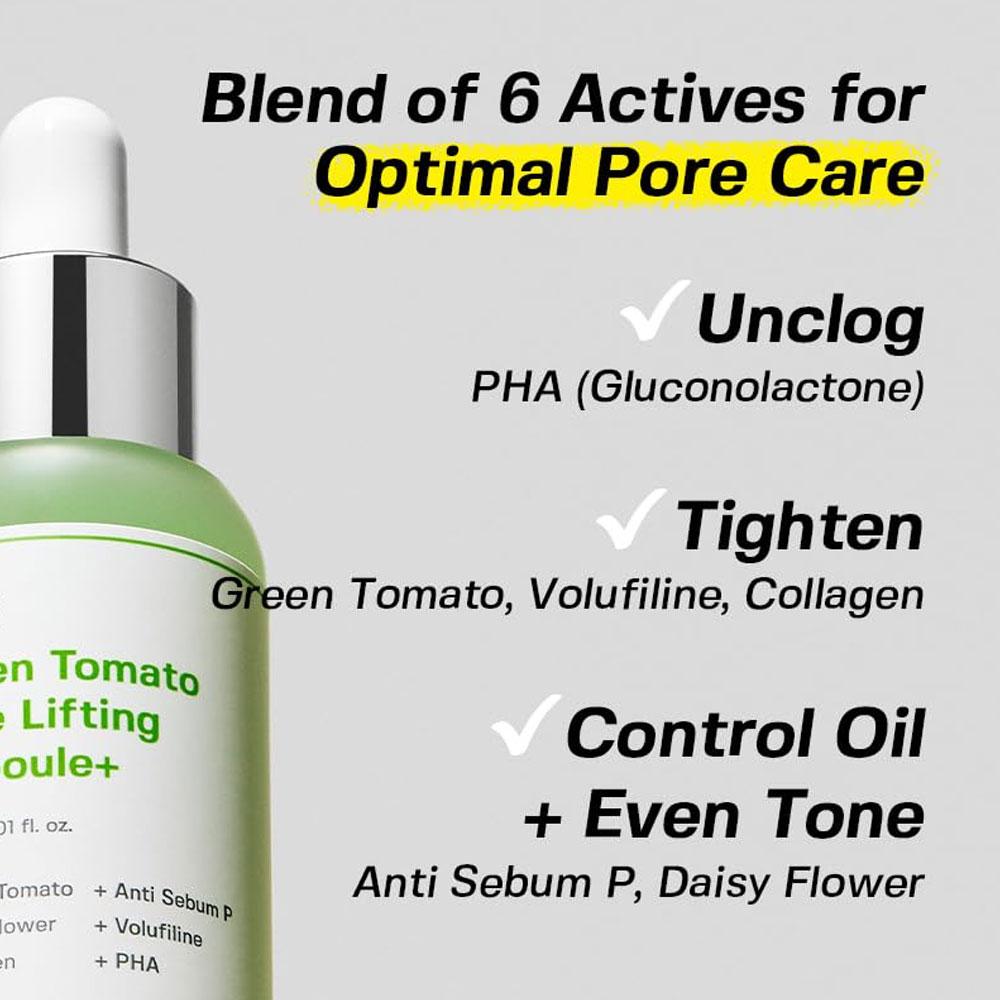 SUNGBOON EDITOR Ампула для лифтинга пор Green Tomato Plus 30 мл