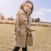 Teen Girls Long Trench Coats Fashion England Style Windbreaker Jacket for Girls Spring Autumn Children's Clothing