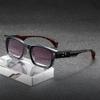 Мужская мода Новые очки для дальнозоркости Нейтральная мода Большая оправа Квадратные солнцезащитные очки для чтения Роскошные Новые солнцезащитные очки для чтения +4.0