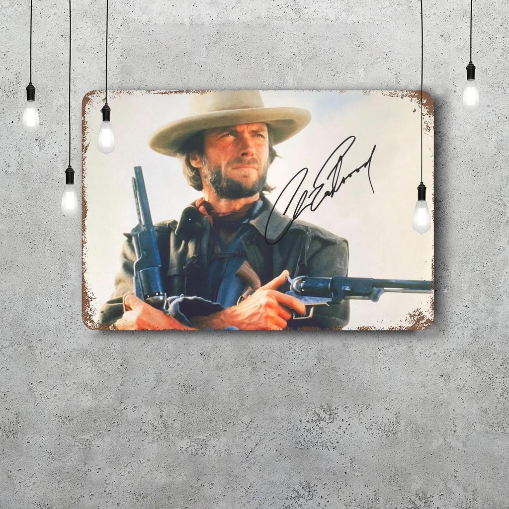 Clint Eastwood Metal Signs wall decor Vintage Tin Signs Captain Metal Poster Decor for Bar Pub Club Wall Decoration