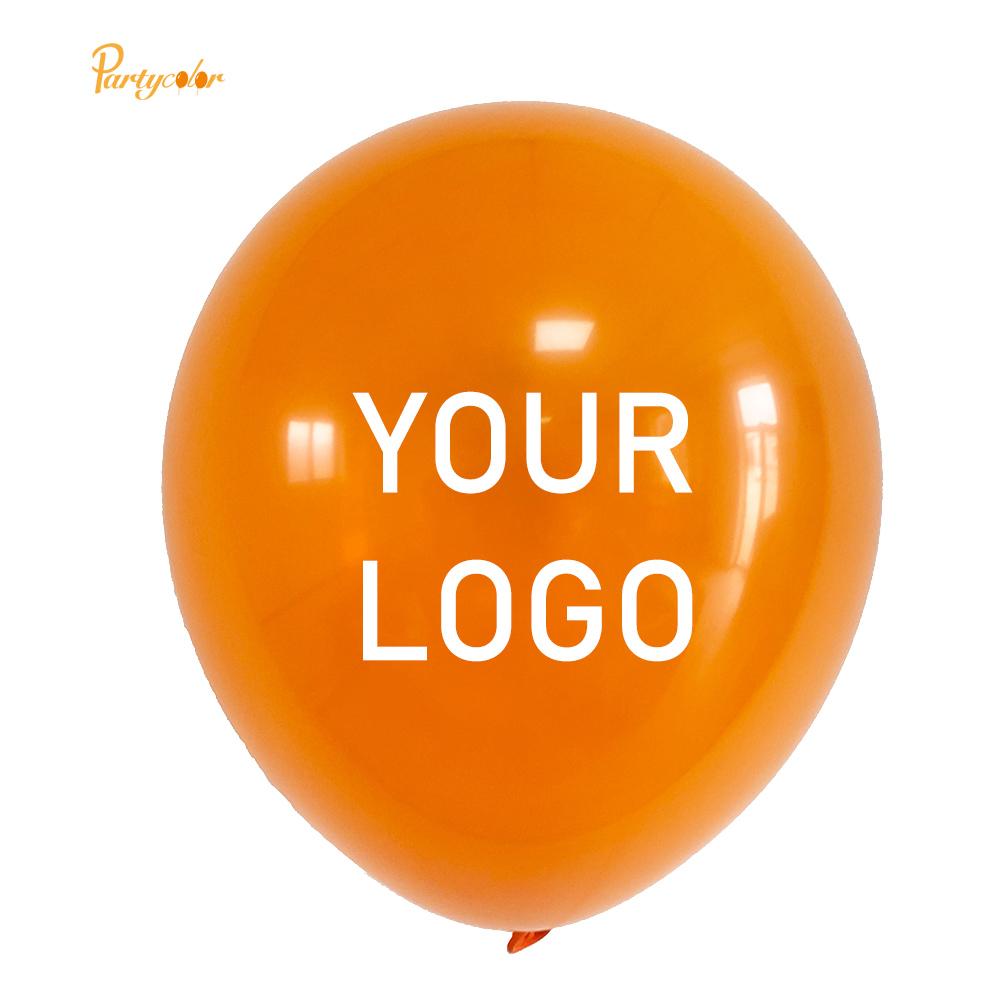 10 12 Inch Personalized Latex Advertising Printed Balloon Custom logo Printed Balloon