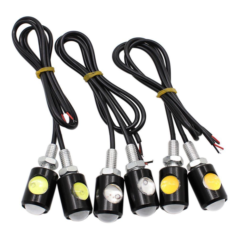 installation Eagle Eye Shape License Plate Light Motorcycle Signal Lamp Turn Indicator LED Bulb