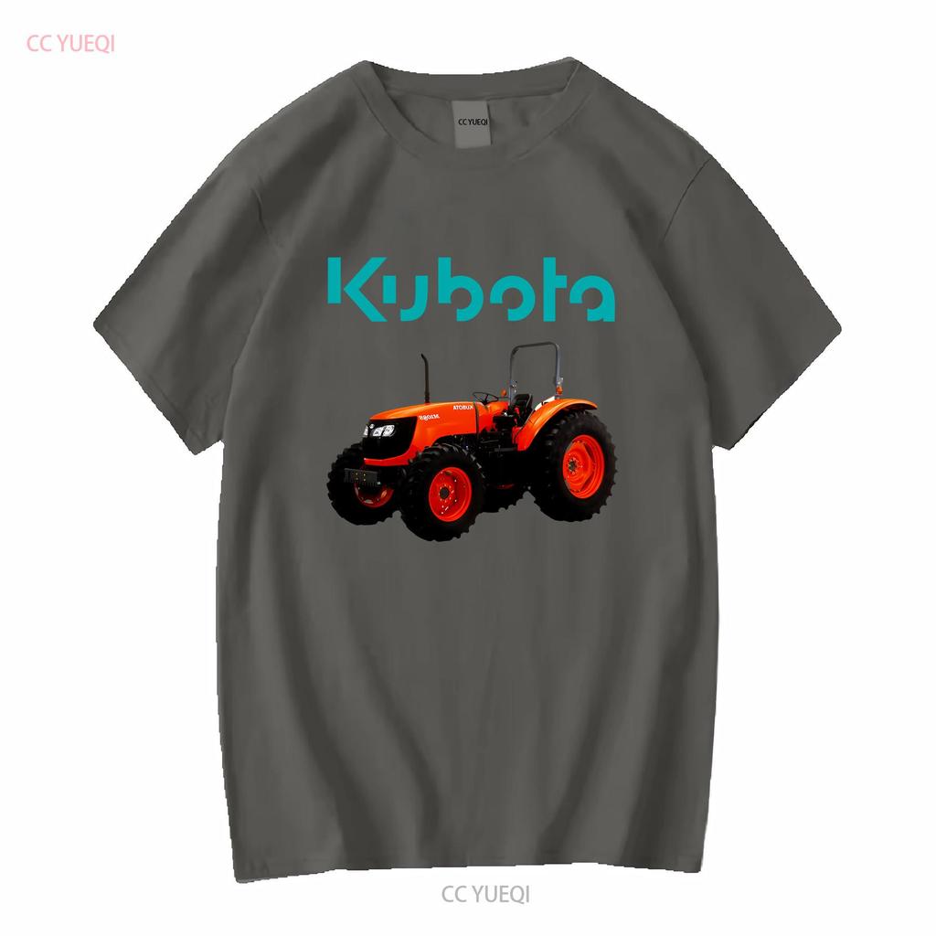 Мужская черная футболка с логотипом трактора Kubota, размер от S до 3XL, винтажная, стильная, повседневная, дизайнерская одежда, мягкая