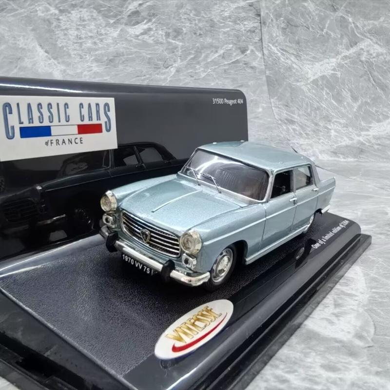 1/43 Peugeot 404 1970 Сплав Классическая Модель Автомобиля Литье под Давлением Металл Ретро Старый Автомобиль Модель Транспортного Средства Симуляция Миниатюрный Масштаб Детская Игрушка Подарок