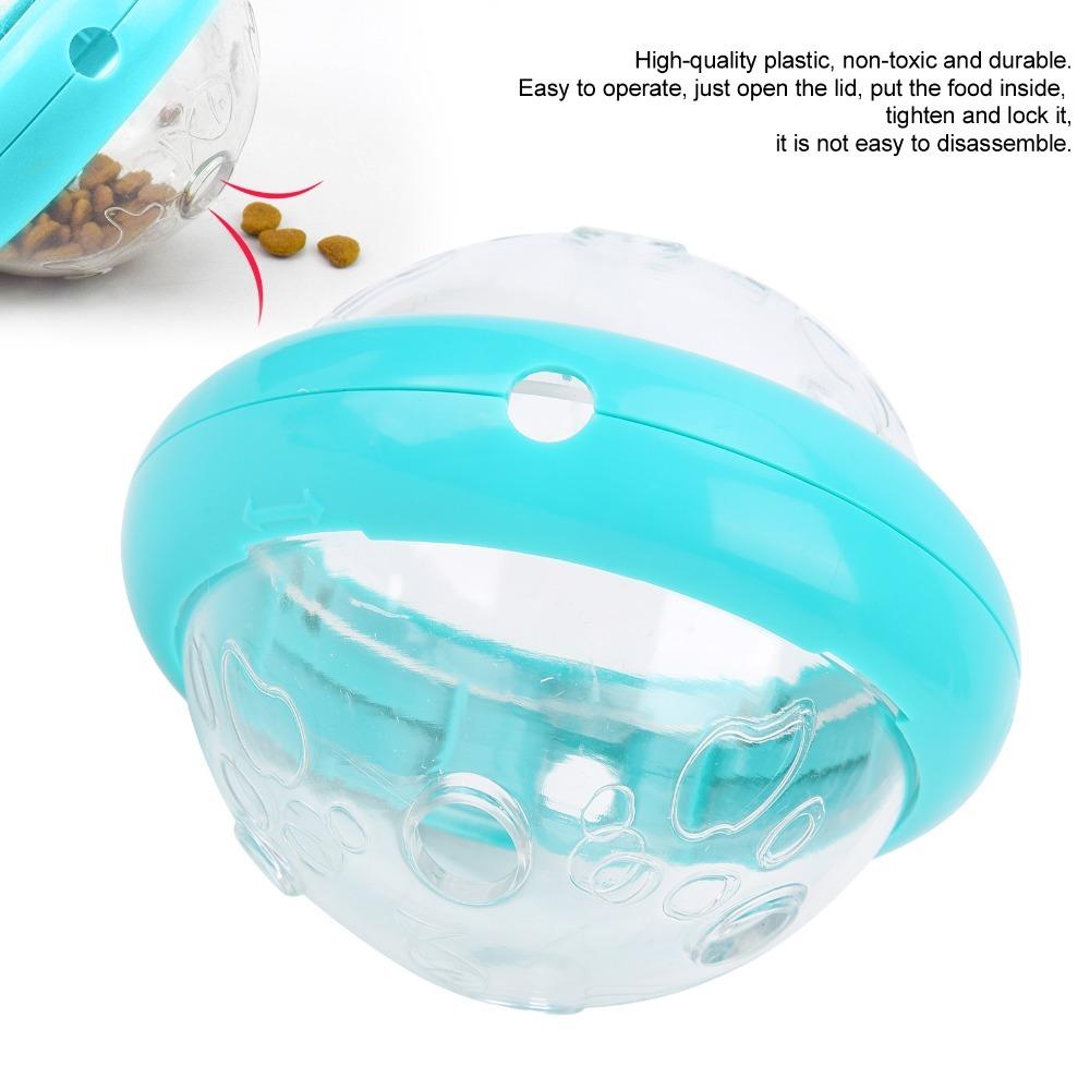 Anti-tip Flying Saucer Pet Toy Flying Saucer Shaped Interactive Chew Toy Slow Feeding