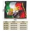 King Reza Pahlavi Soft Warm Blanket  Children Plush Bedding Throws Print Couch Chair Flannel Bedspread Sofa Bed Cover