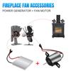 Fireplaces Fan Motor Power Generation 4Blade Fireplaces Fan Replacement Parts Fireplaces Replacement Electric Motor Kit
