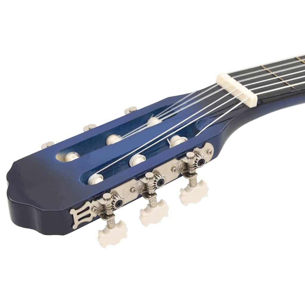 Western Guitar with Cutaway Equalizer and 6 Strings Blue