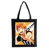 Сумка-шоппер для мальчиков и девочек из японского аниме Oya Oya Oya Oya Haikyuu Karasuno, школьная сумка для ноутбука для подростков, повседневная большая сумка, холщовая сумка