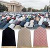 Islamic Prayer Rug Thickened Floor Mat Non-Slip Bottom Prayer Floor Mat for Kids