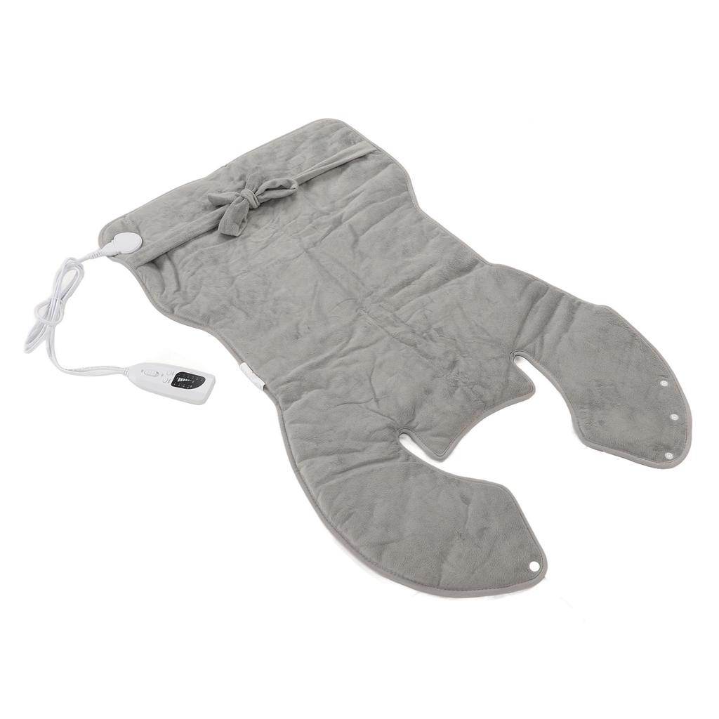 Back Heating Pad 6 Level Temperature Adjustment Drapeable Electric Back Heating Pad Soft Plush Back