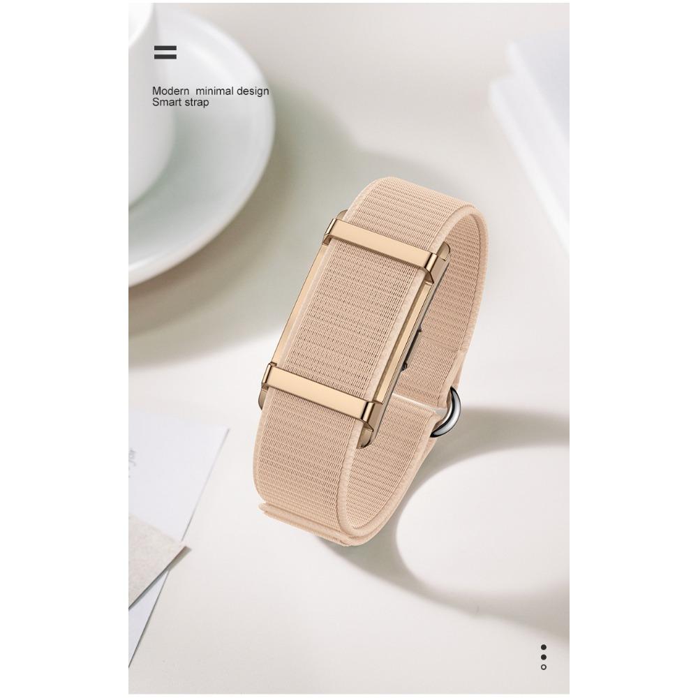 Y25 sports smart wristband, dynamic heart rate and temperature monitoring, women's health long endurance screenless wristband