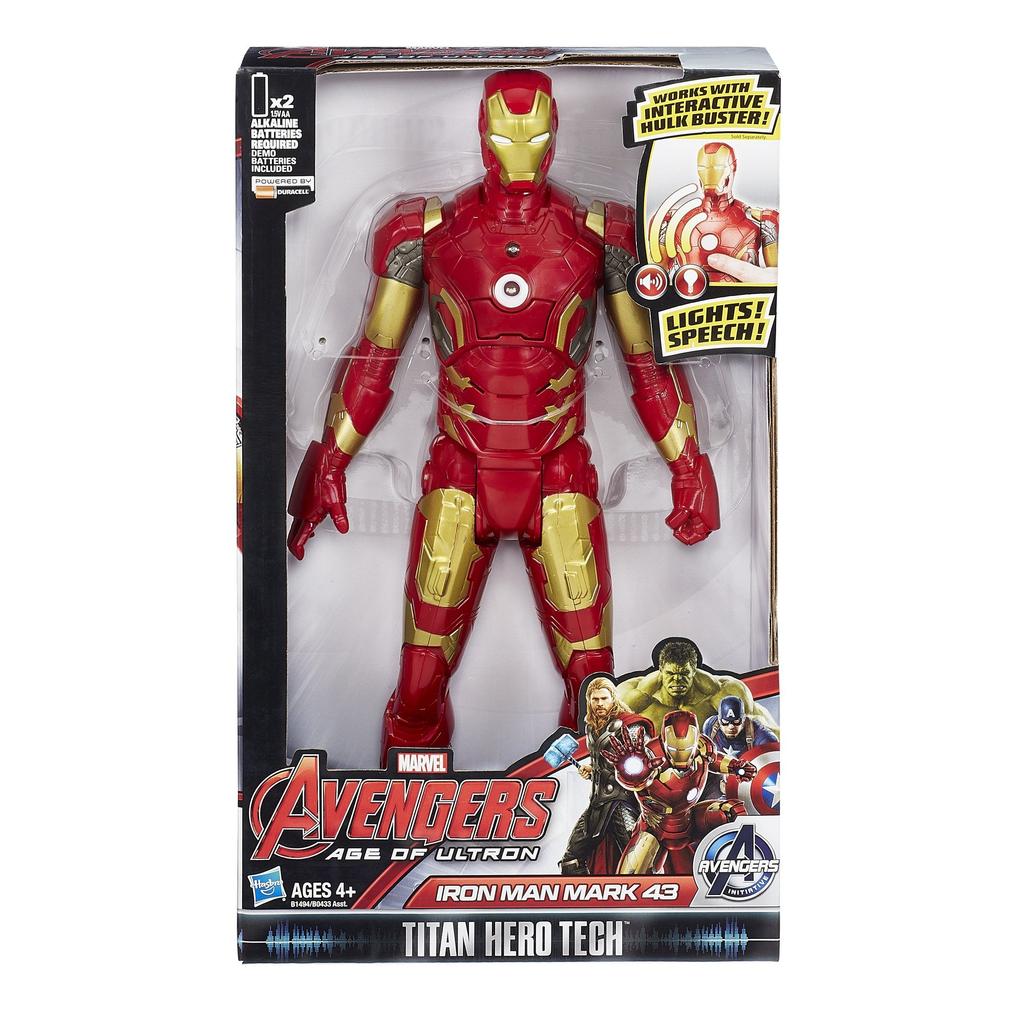 Avengers: Age of Ultron Titan HeroTech 12-inch Action Figure Iron Man Mark 43 [Parallel Import]